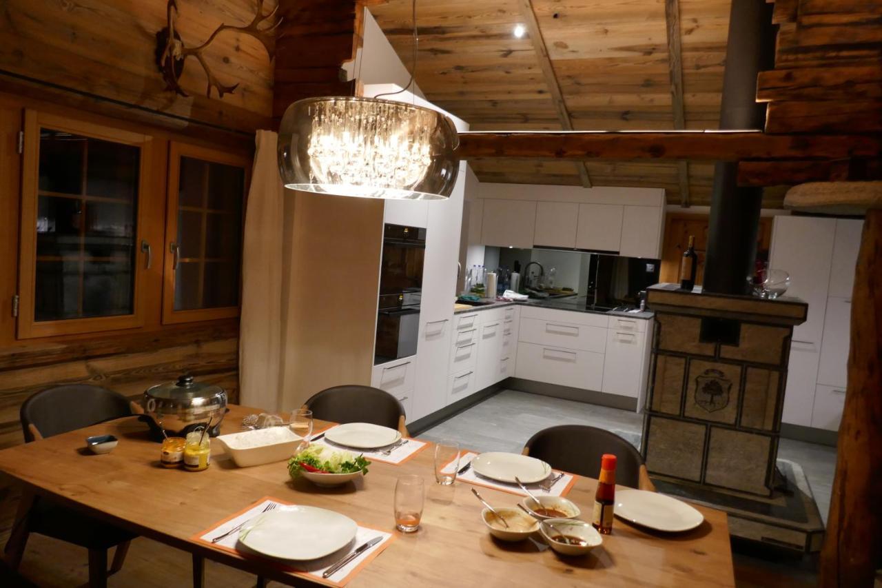 Chalet Birkhahn Saas-Fee Buitenkant foto