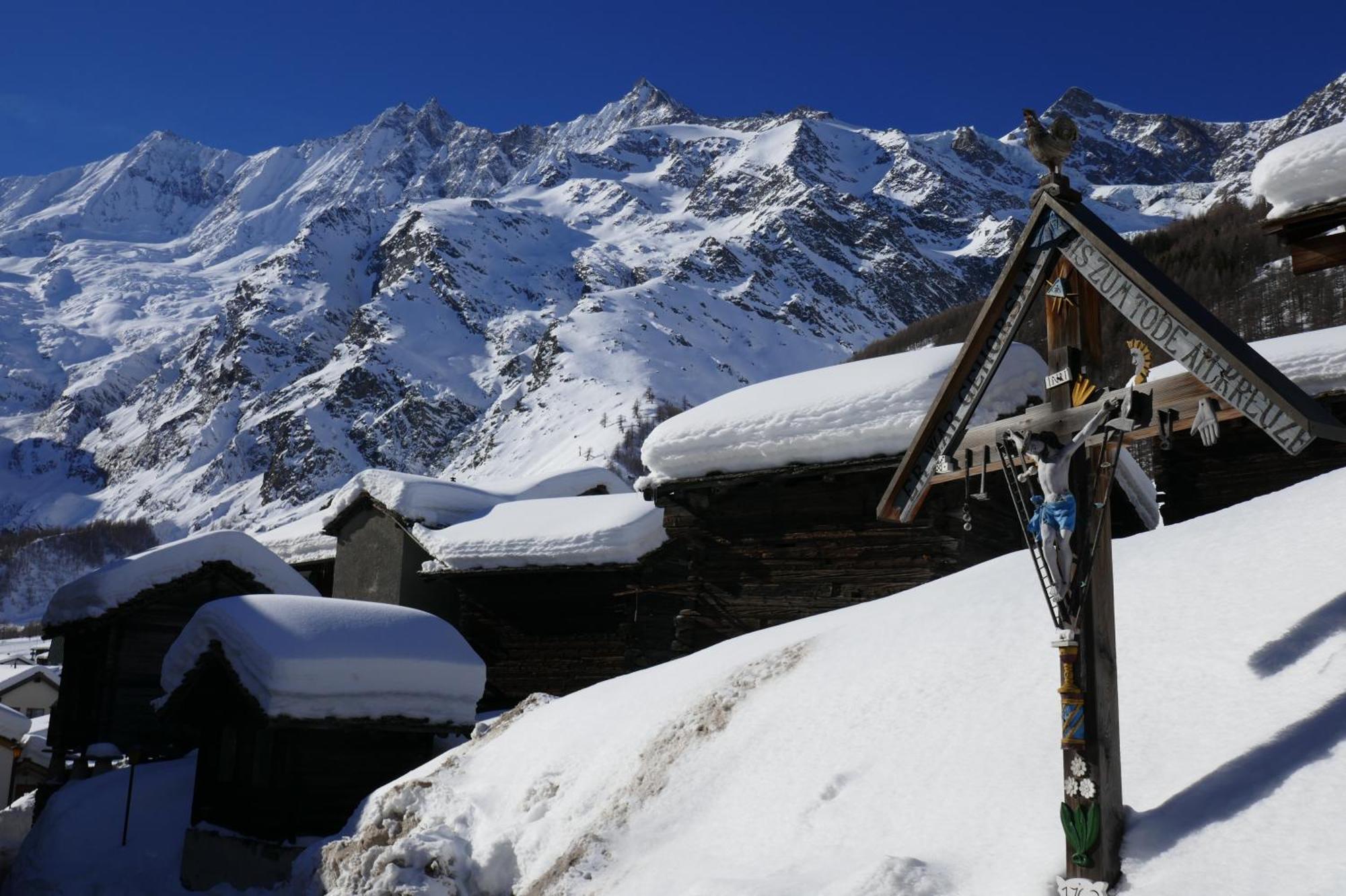 Chalet Birkhahn Saas-Fee Buitenkant foto